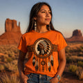 Authentic Indigenous Art Graphic Tee – Sacred Heritage Southwest T-Shirt